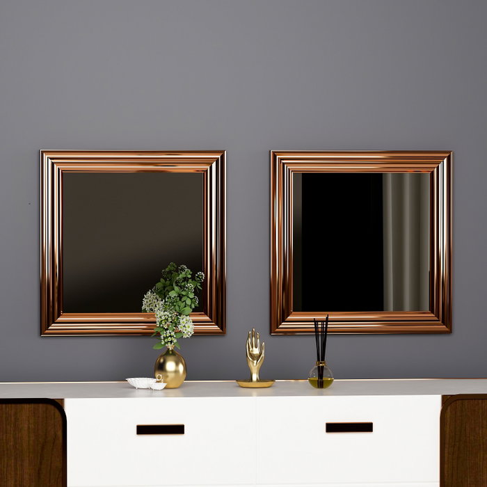 Hanah Home Bale - Bronze Set de Espejos (2 Piezas) Hanah Home Bale - Bronze Set de Espejos (2 Piezas)